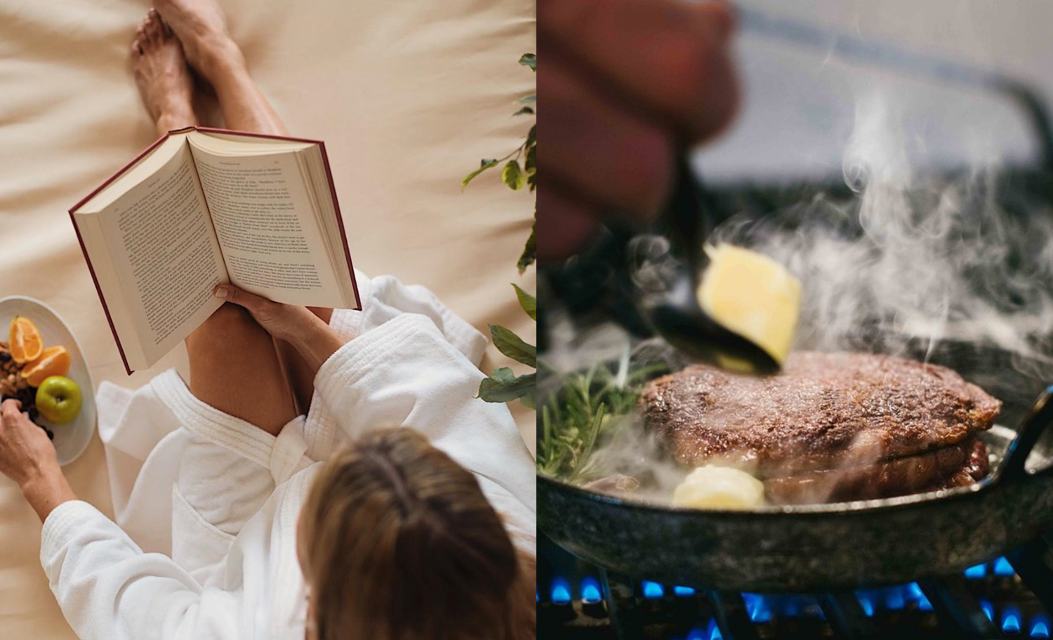 1500x912 KCS VB 20 Lady Reading Book and Food Image