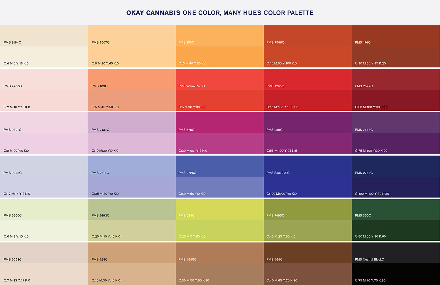 OK_7-web Cannabis Branding Color Plate